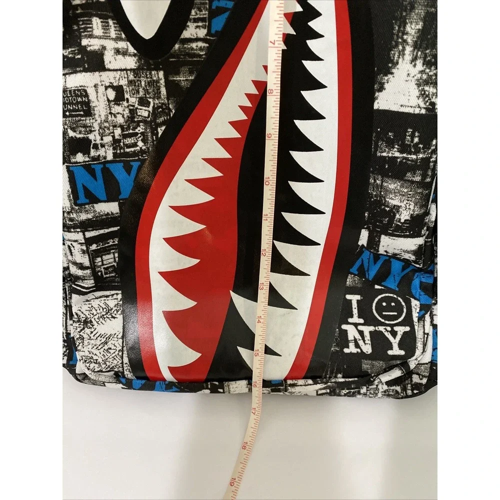 Shark Backpack New York Print Kuchen